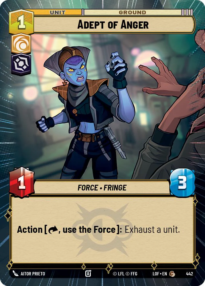 Adept of Anger (442) (Hyperspace) (442) [Legends of the Force]
