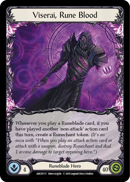 Azalea, Ace in the Hole // Viserai, Rune Blood [ARC038 // ARC075] (Arcane Rising) - Image 2