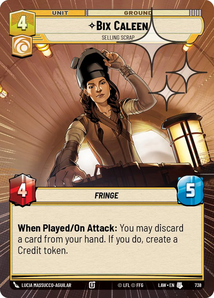 Bix Caleen - Selling Scrap (738) (Hyperspace Foil) (738) [A Lawless Time]