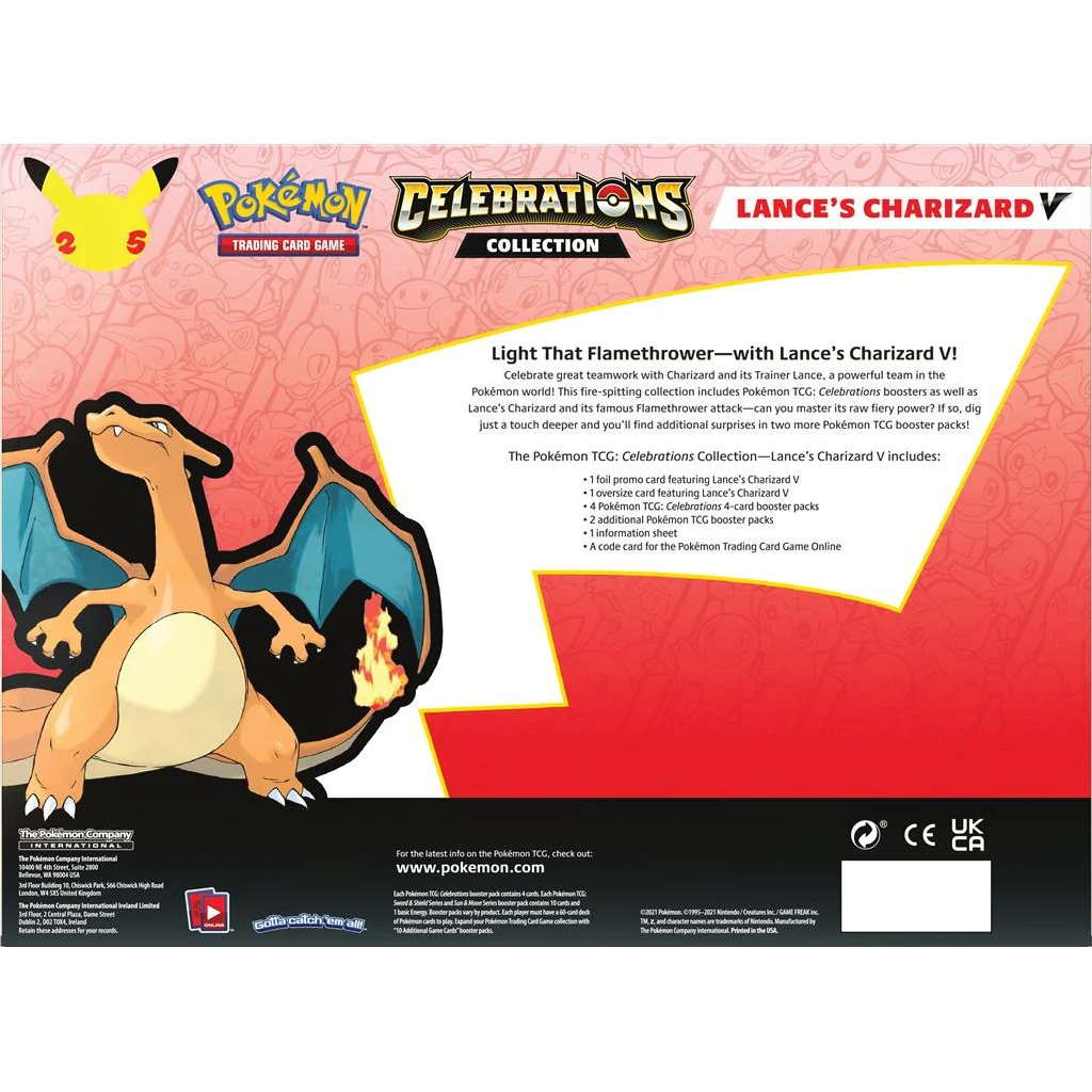 Celebrations: 25th Anniversary - Collection (Lance's Charizard V) - Image 2