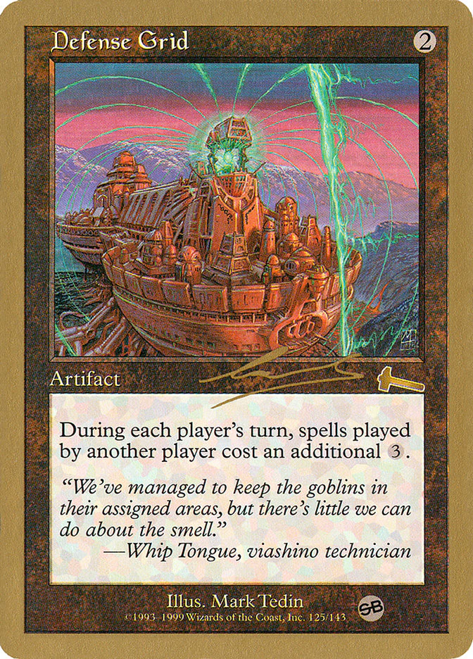 Defense Grid (Nicolas Labarre) (SB) [World Championship Decks 2000] Sleeve Playable