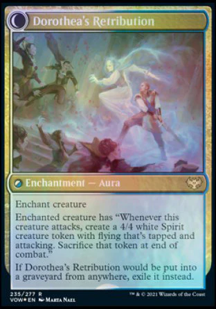 Dorothea, Vengeful Victim // Dorothea's Retribution [Innistrad: Crimson Vow Prerelease Promos] - Image 2