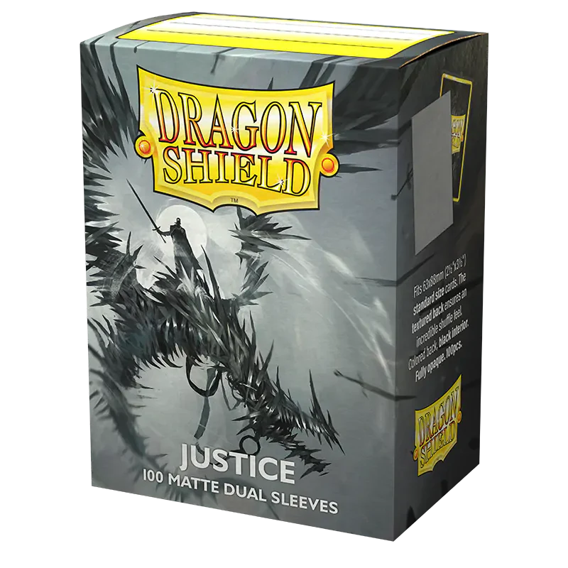 Dragon Shield: Standard 100ct Art Sleeves - Justice (Dual Matte) - Image 2