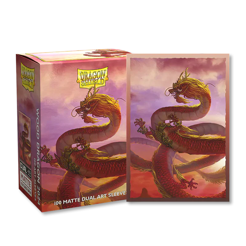 Dragon Shield: Standard 100ct Art Sleeves - Year of the Wood Dragon 2024 (Dual Matte) - Image 3