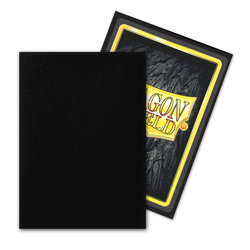 Dragon Shield: Standard 100ct Sleeves - Black (Non-Glare Matte) - Image 5