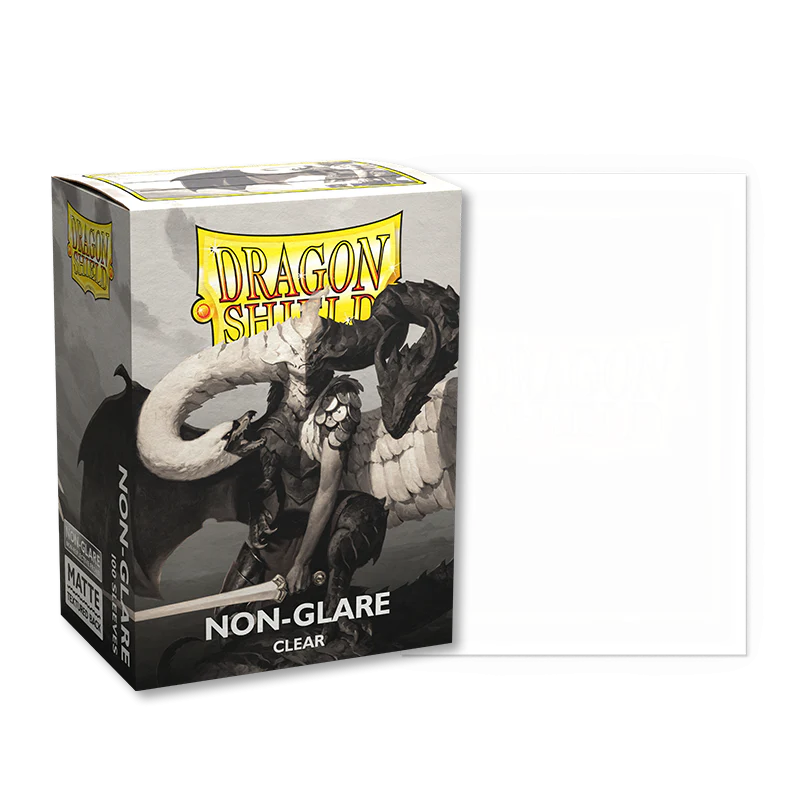 Dragon Shield: Standard 100ct Sleeves - Clear (Non-Glare Matte) - Image 4