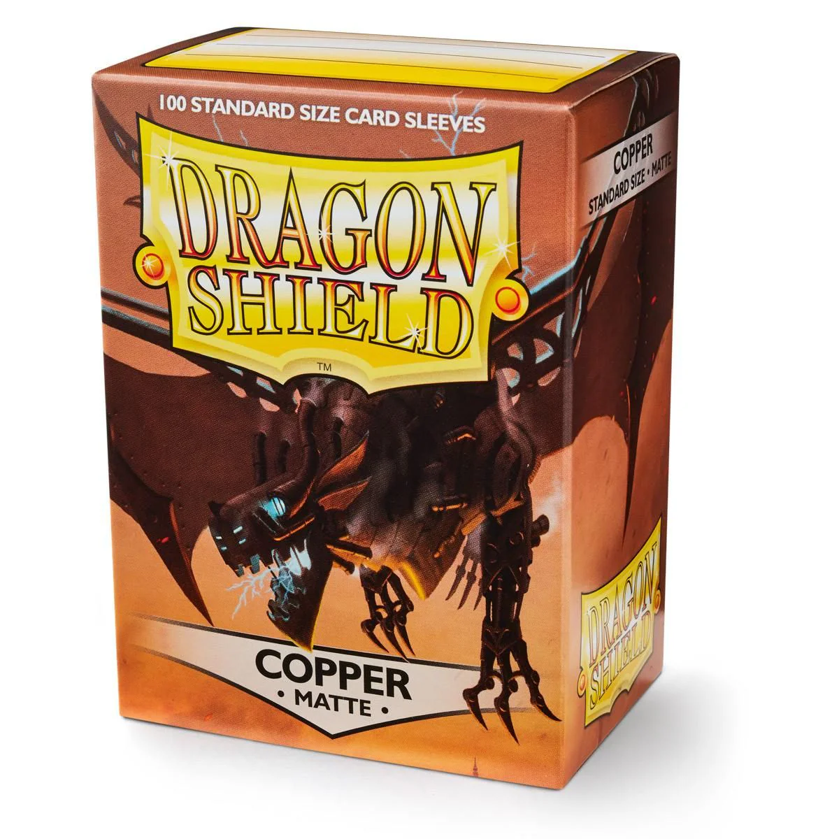 Dragon Shield: Standard 100ct Sleeves - Copper (Matte) - Image 2
