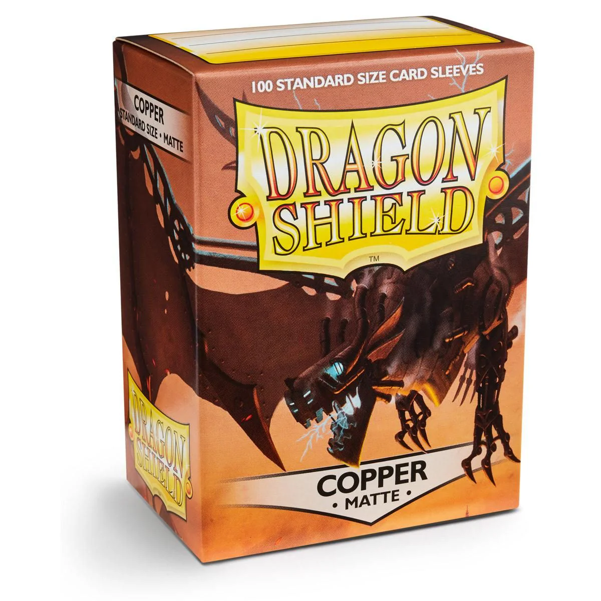 Dragon Shield: Standard 100ct Sleeves - Copper (Matte) - Image 3