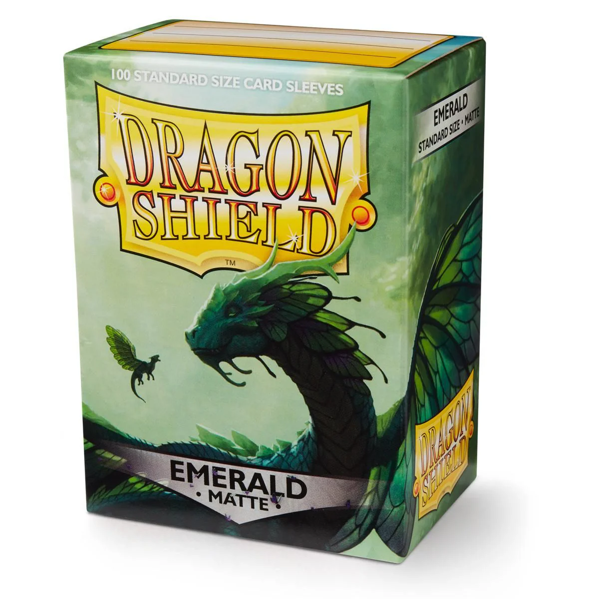 Dragon Shield: Standard 100ct Sleeves - Emerald (Matte) - Image 2