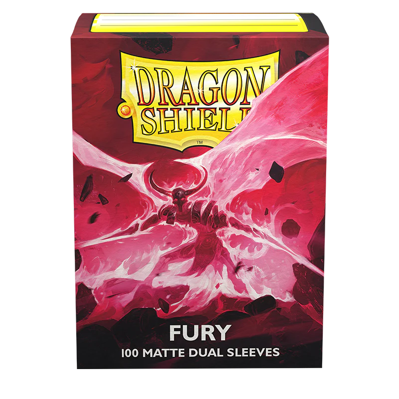 Dragon Shield: Standard 100ct Sleeves - Fury (Dual Matte)