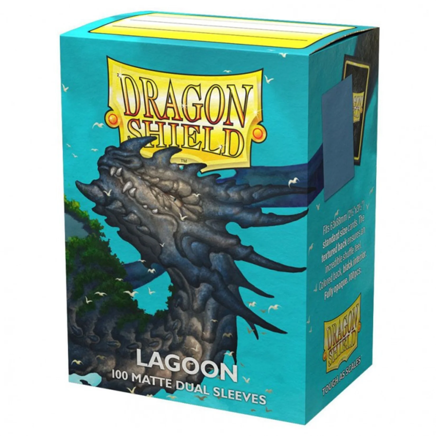 Dragon Shield: Standard 100ct Sleeves - Lagoon (Dual Matte) - Image 2