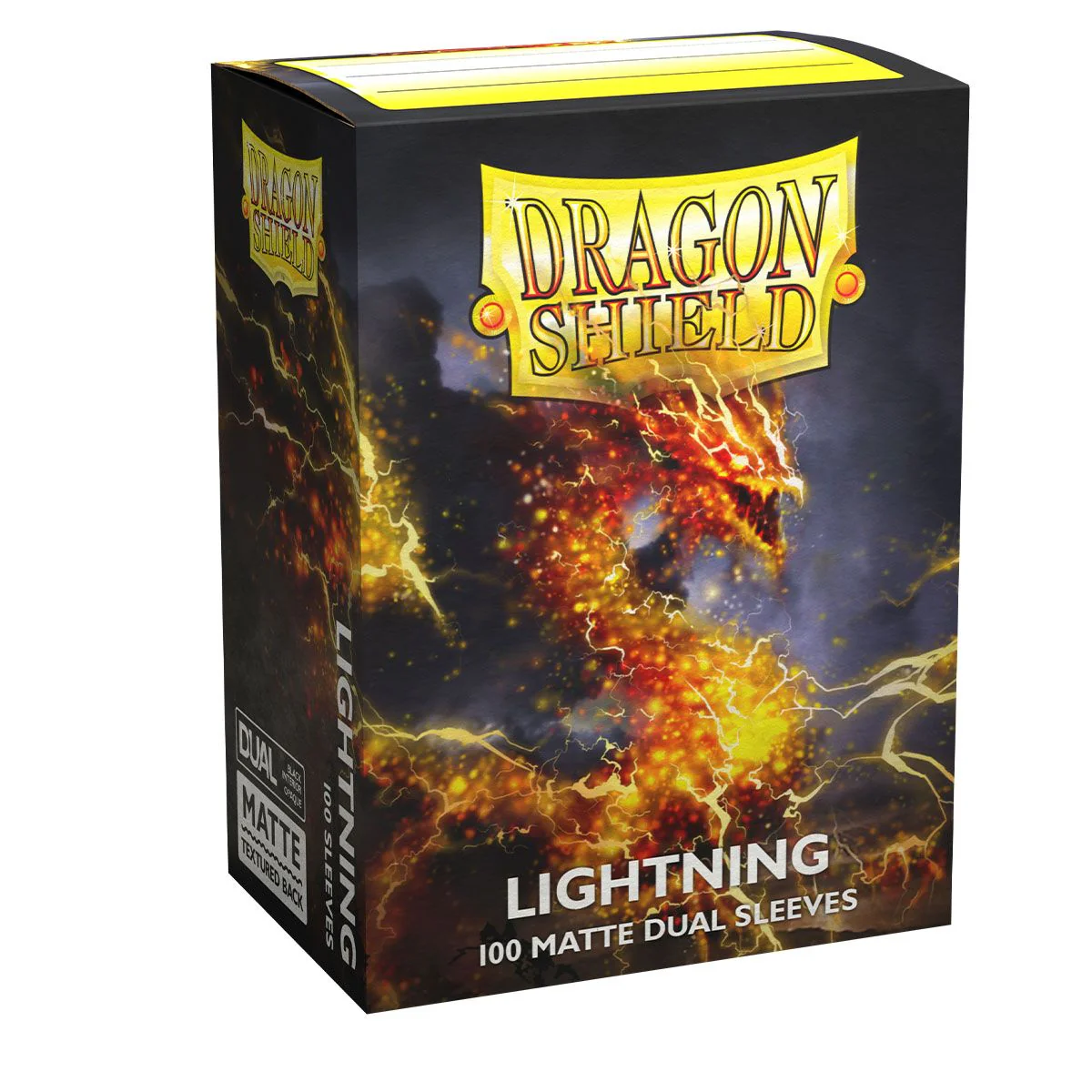 Dragon Shield: Standard 100ct Sleeves - Lightning (Dual Matte) - Image 3