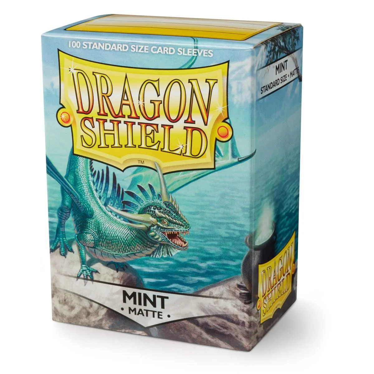 Dragon Shield: Standard 100ct Sleeves - Mint (Matte) - Image 2
