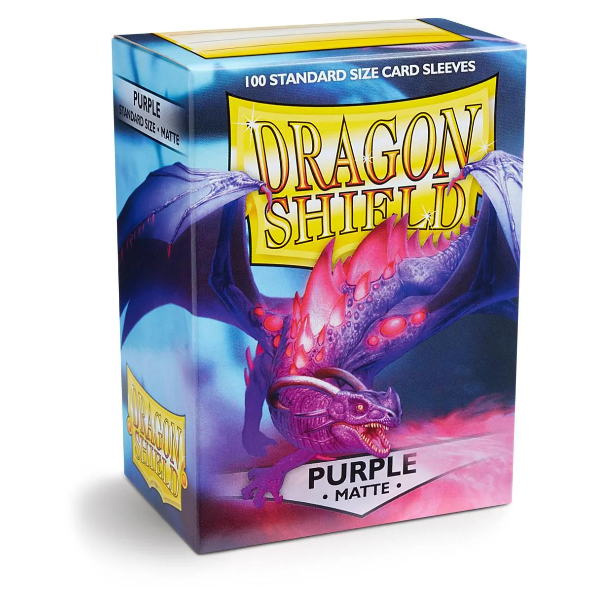 Dragon Shield: Standard 100ct Sleeves - Purple (Matte) - Image 3