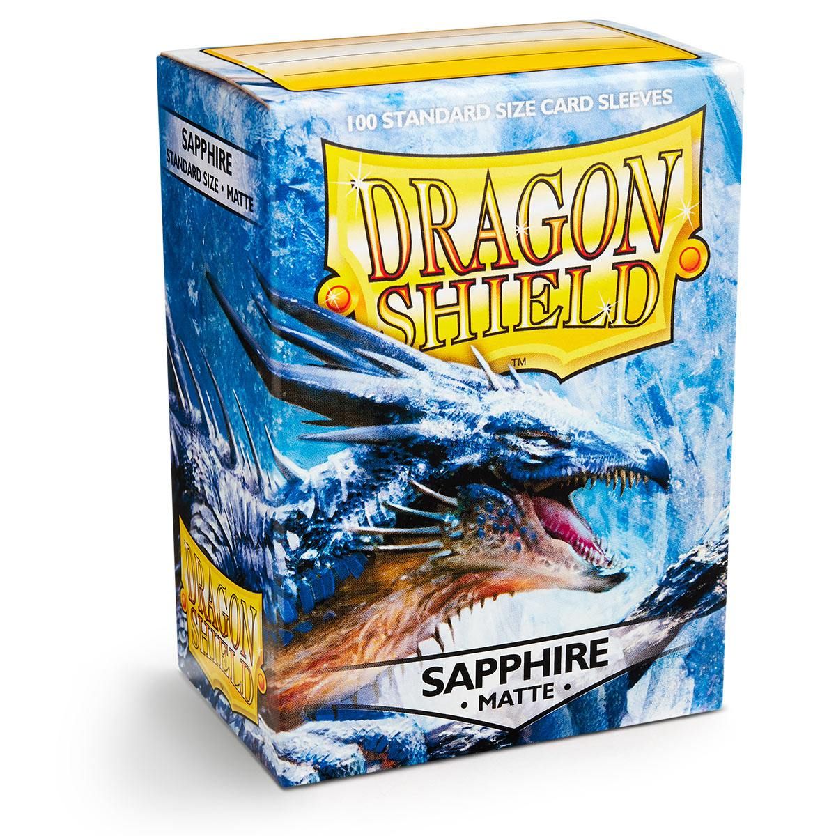 Dragon Shield: Standard 100ct Sleeves - Sapphire (Matte) - Image 3