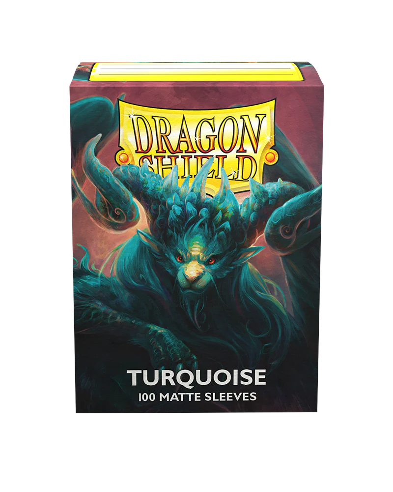 Dragon Shield: Standard 100ct Sleeves - Turquoise (Matte)