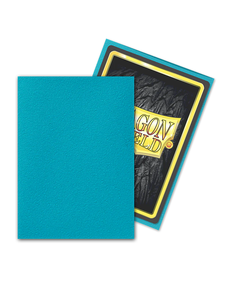 Dragon Shield: Standard 100ct Sleeves - Turquoise (Matte) - Image 5
