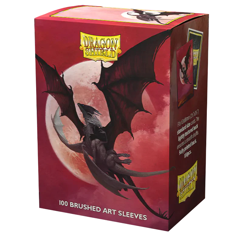 Dragon Shield: Standard Brushed 100ct Sleeves - Valentine Dragons (2024)