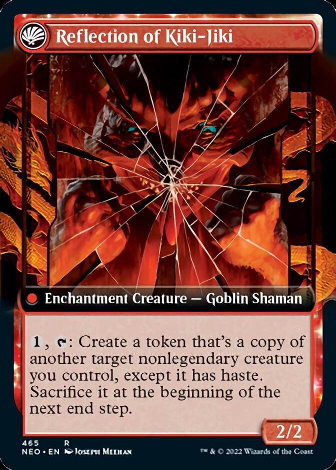 Fable of the Mirror-Breaker // Reflection of Kiki-Jiki (Extended Art) [Kamigawa: Neon Dynasty] - Image 2
