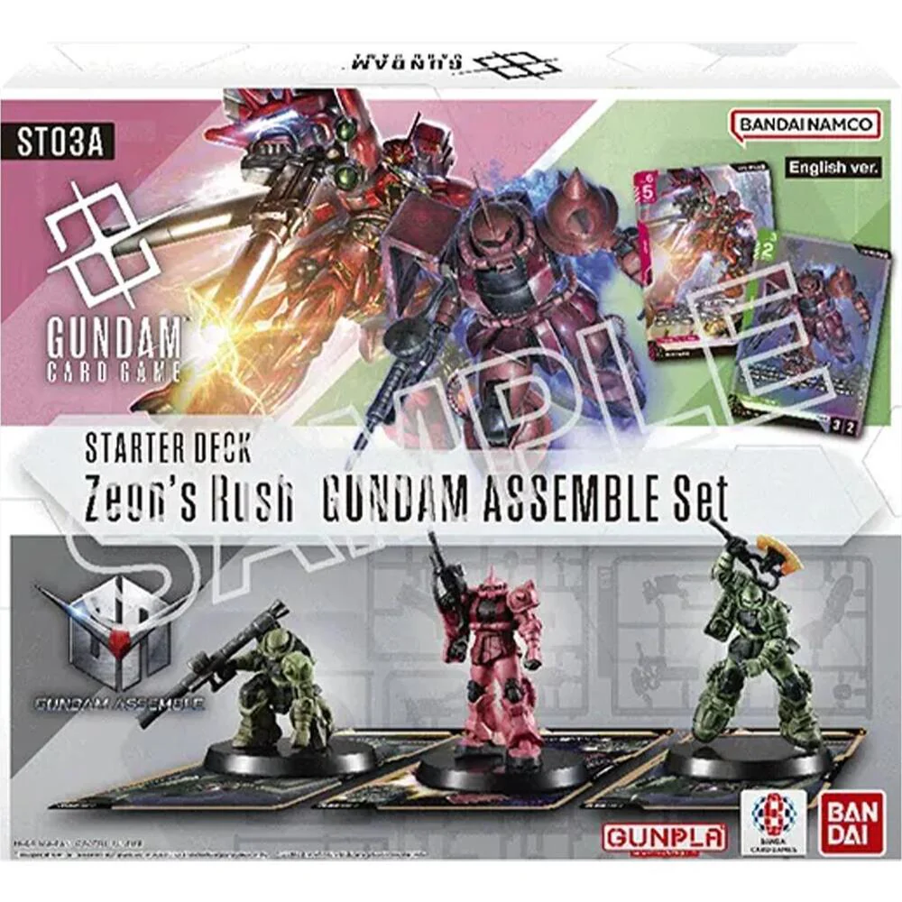 Gundam Starter Deck Zeon's Rush Assemble Set ST03A