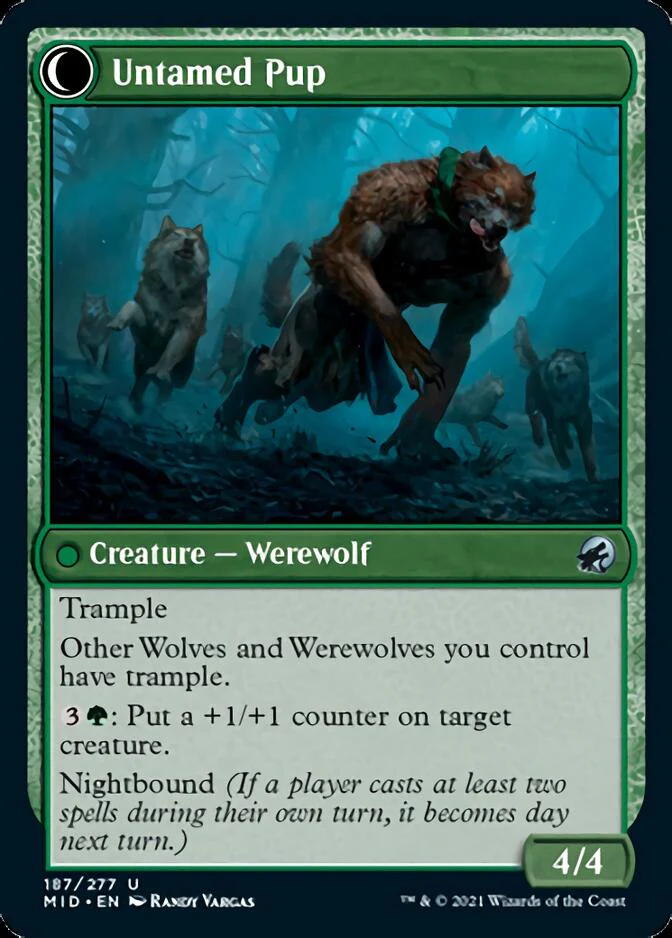 Hound Tamer // Untamed Pup [Innistrad: Midnight Hunt] - Image 2