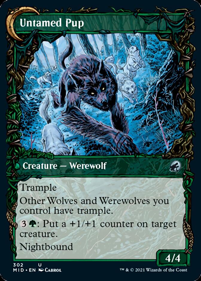Hound Tamer // Untamed Pup (Showcase Equinox) [Innistrad: Midnight Hunt] - Image 2