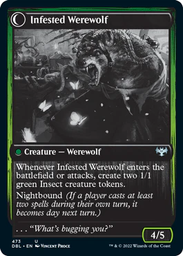 Infestation Expert // Infested Werewolf [Innistrad: Double Feature] - Image 2