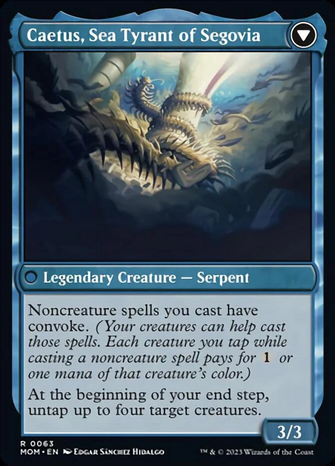 Invasion of Segovia // Caetus, Sea Tyrant of Segovia [March of the Machine] - Image 2