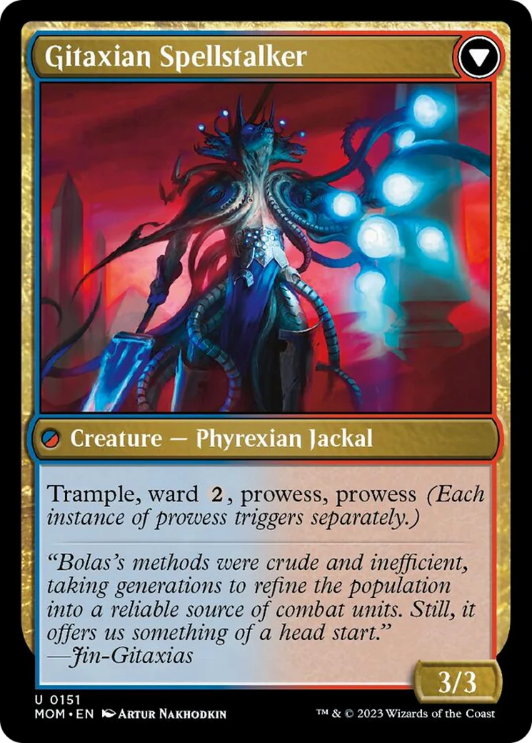 Khenra Spellspear // Gitaxian Spellstalker [March of the Machine] - Image 2
