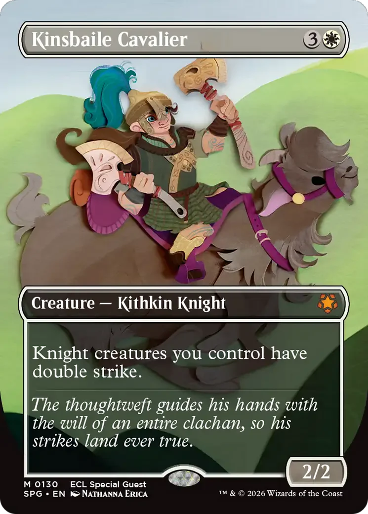 Kinsbaile Cavalier (Borderless) [Lorwyn Eclipsed Special Guests]