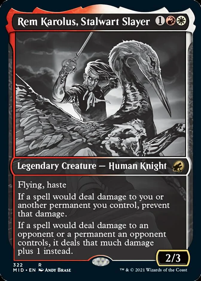 Rem Karolus, Stalwart Slayer (Showcase Eternal Night) [Innistrad: Midnight Hunt]