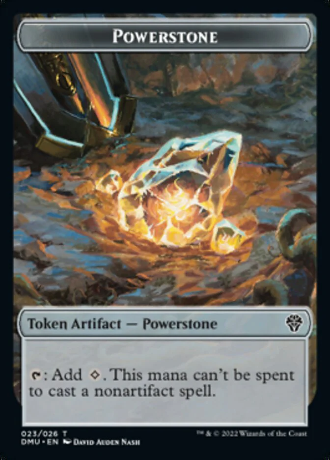 Soldier // Powerstone Double-Sided Token [Dominaria United Tokens] - Image 2