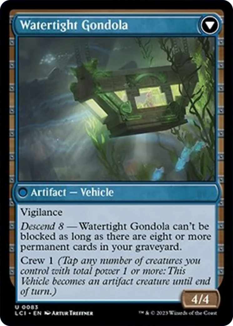 Waterlogged Hulk // Watertight Gondola [The Lost Caverns of Ixalan] - Image 2
