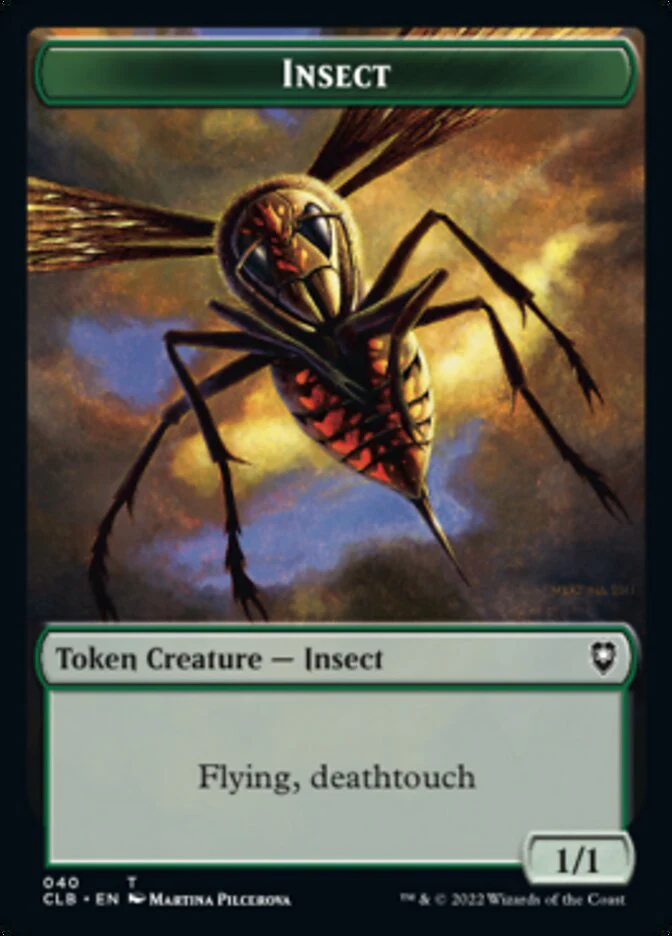 Wolf // Insect Double-Sided Token [Commander Legends: Battle for Baldur's Gate Tokens] - Image 2